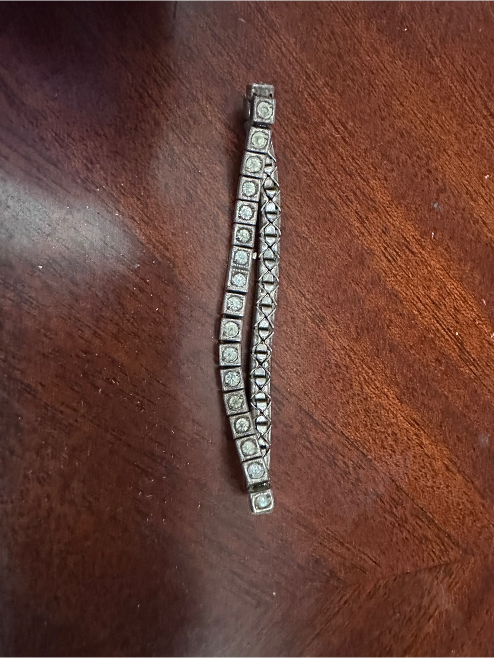 Sterling Silver Crystal Tennis Bracelet - Women Jewelry